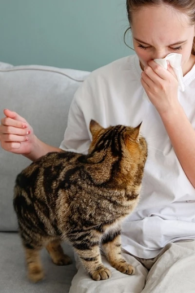 Аллергия на кошек у детей: симптомы и что делать